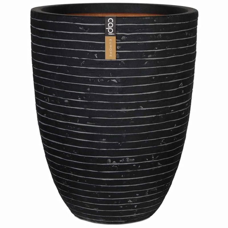 Capi Vase Blumentopf Nature Row Elegant Low 36x47cm Anthrazit PKRWZ782 Capi Vase Blumentopf Nature Row Elegant Low 36x47cm Anthrazit PKRWZ782