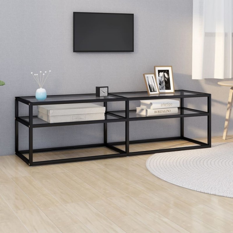 vidaXL TV-Schrank Transparent 140x40x40,5 cm Hartglas vidaXL TV-Schrank Transparent 140x40x40,5 cm Hartglas