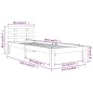 vidaXL Massivholzbett 90x190 cm vidaXL Massivholzbett 90x190 cm