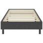 vidaXL Boxspringbett Dunkelgrau Stoff 90x200 cm vidaXL Boxspringbett Dunkelgrau Stoff 90x200 cm