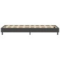 vidaXL Boxspringbett Dunkelgrau Stoff 90x200 cm vidaXL Boxspringbett Dunkelgrau Stoff 90x200 cm