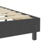 vidaXL Boxspringbett Dunkelgrau Stoff 90x200 cm vidaXL Boxspringbett Dunkelgrau Stoff 90x200 cm