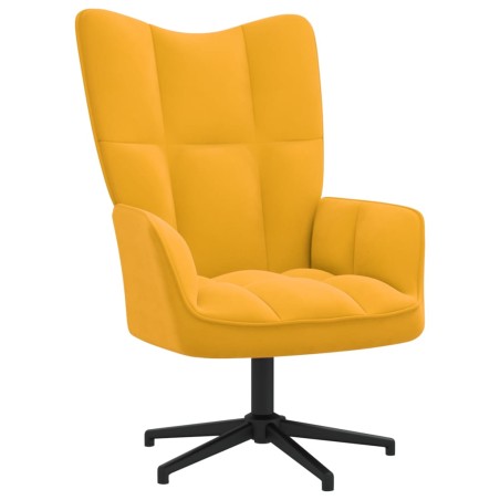 vidaXL Relaxsessel Senfgelb Samt
