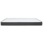 vidaXL Boxspringbett Dunkelgrau Stoff 90x200 cm vidaXL Boxspringbett Dunkelgrau Stoff 90x200 cm