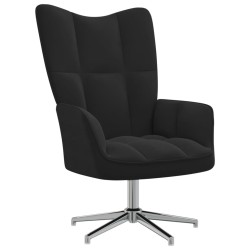 vidaXL Relaxsessel Schwarz Samt