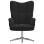 vidaXL Relaxsessel Schwarz Samt vidaXL Relaxsessel Schwarz Samt