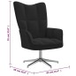 vidaXL Relaxsessel Schwarz Samt vidaXL Relaxsessel Schwarz Samt