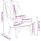 vidaXL Relaxsessel Schwarz Samt vidaXL Relaxsessel Schwarz Samt