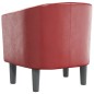 vidaXL Clubsessel Weinrot Kunstleder vidaXL Clubsessel Weinrot Kunstleder