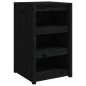 vidaXL Outdoor-Küchenschränke 2 Stk. Schwarz Massivholz Kiefer vidaXL Outdoor-Küchenschränke 2 Stk. Schwarz Massivholz Kiefer