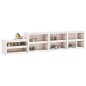 vidaXL Outdoor-Küchenschränke 4 Stk. Weiß Massivholz Kiefer vidaXL Outdoor-Küchenschränke 4 Stk. Weiß Massivholz Kiefer