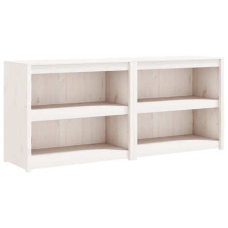 vidaXL Outdoor-Küchenschränke 2 Stk. Weiß Massivholz Kiefer