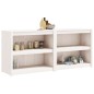 vidaXL Outdoor-Küchenschränke 2 Stk. Weiß Massivholz Kiefer vidaXL Outdoor-Küchenschränke 2 Stk. Weiß Massivholz Kiefer