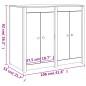 vidaXL Outdoor-Küchenschrank Massivholz Douglasie vidaXL Outdoor-Küchenschrank Massivholz Douglasie