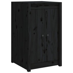 vidaXL Outdoor-Küchenschrank Schwarz Massivholz Kiefer