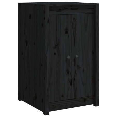 vidaXL Outdoor-Küchenschrank Schwarz Massivholz Kiefer