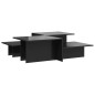 vidaXL Couchtische 2 Stk. Hochglanz-Schwarz Holzwerkstoff vidaXL Couchtische 2 Stk. Hochglanz-Schwarz Holzwerkstoff