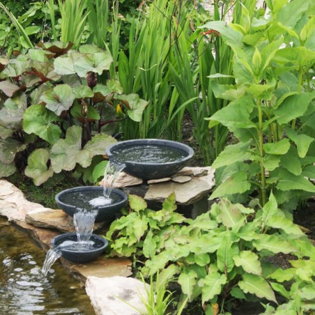 Ubbink Acqua Arte Wasserfall Mistaya Schwarz 1312102
