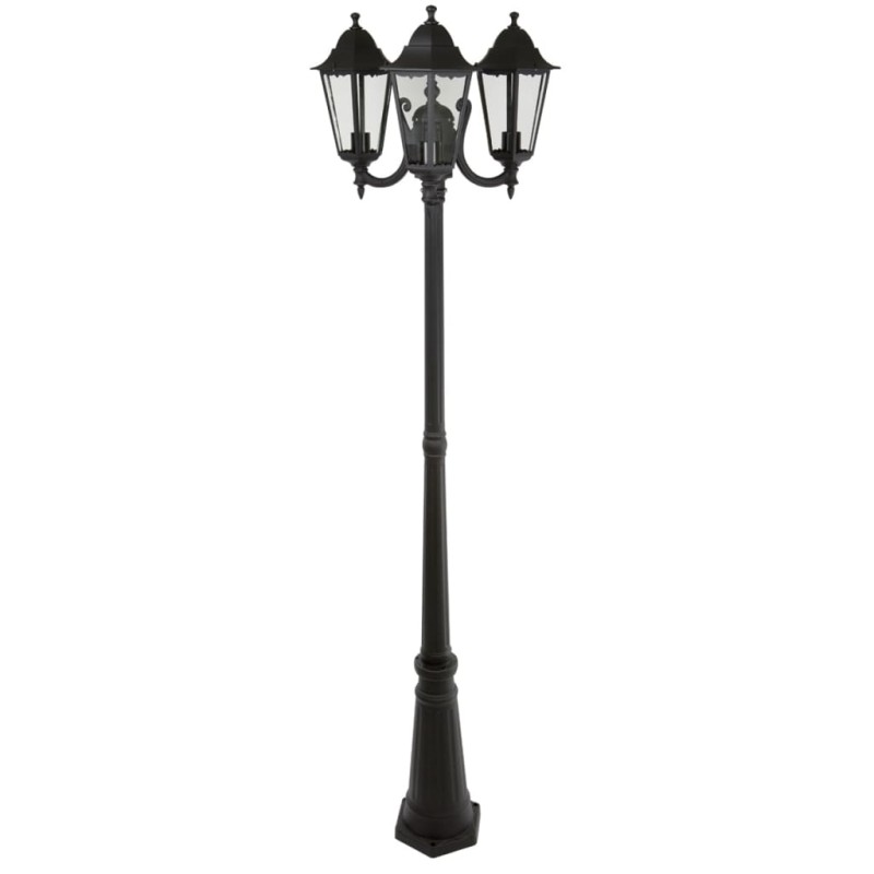 Smartwares Gartenlaterne 3-armig 180 W Schwarz 220 cm CLAS5000.036 Smartwares Gartenlaterne 3-armig 180 W Schwarz 220 cm CLAS5000.036