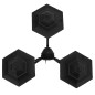 Smartwares Gartenlaterne 3-armig 180 W Schwarz 220 cm CLAS5000.036 Smartwares Gartenlaterne 3-armig 180 W Schwarz 220 cm CLAS5000.036