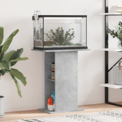 vidaXL Aquariumständer Betongrau 60,5x36x72,5 cm Holzwerkstoff