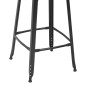 vidaXL Barhocker 6 Stk. Schwarz Stahl vidaXL Barhocker 6 Stk. Schwarz Stahl