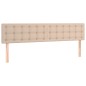 vidaXL Boxspringbett Matratze Cappuccino-Braun 200x200cm Kunstleder vidaXL Boxspringbett Matratze Cappuccino-Braun 200x200cm Kunstleder