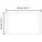 vidaXL LED-Badspiegel 60x30 cm vidaXL LED-Badspiegel 60x30 cm