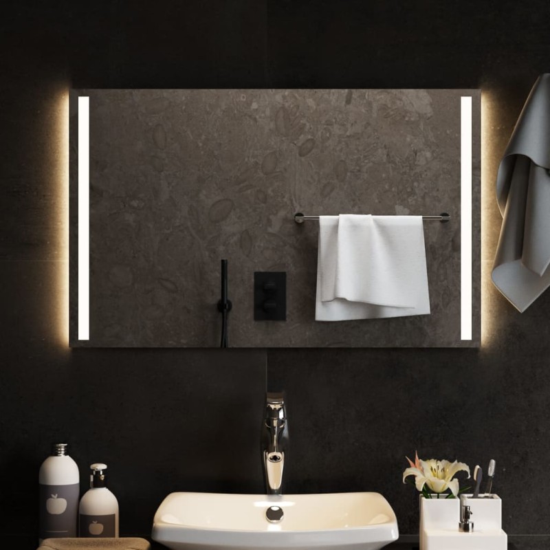 vidaXL LED-Badspiegel 80x50 cm vidaXL LED-Badspiegel 80x50 cm