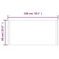 vidaXL LED-Badspiegel 100x60 cm vidaXL LED-Badspiegel 100x60 cm