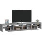 vidaXL TV-Schrank mit LED-Leuchten Grau Sonoma 260x36,5x40 cm vidaXL TV-Schrank mit LED-Leuchten Grau Sonoma 260x36,5x40 cm