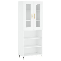 vidaXL Highboard Weiß 69,5x34x180 cm Holzwerkstoff