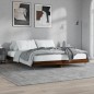 vidaXL Bettgestell Braun Eichen-Optik 140x200 cm Holzwerkstoff vidaXL Bettgestell Braun Eichen-Optik 140x200 cm Holzwerkstoff