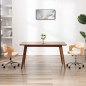 Drehbare Esszimmerstühle 2 Stk. Creme Bugholz und Kunstleder Drehbare Esszimmerstühle 2 Stk. Creme Bugholz und Kunstleder