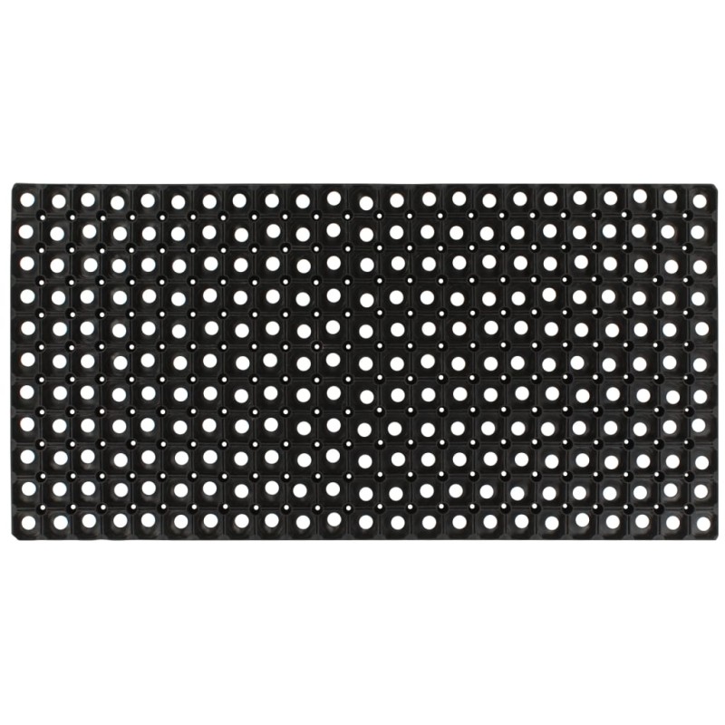 vidaXL Gummimatten 2 Stück 23 mm 50 x 100 cm vidaXL Gummimatten 2 Stück 23 mm 50 x 100 cm