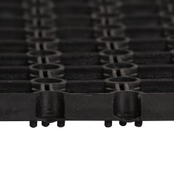vidaXL Gummimatten 2 Stück 23 mm 50 x 100 cm