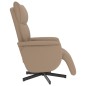vidaXL Relaxsessel mit Fußteil Cappuccino-Braun Kunstleder vidaXL Relaxsessel mit Fußteil Cappuccino-Braun Kunstleder
