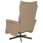 vidaXL Relaxsessel mit Fußteil Cappuccino-Braun Kunstleder vidaXL Relaxsessel mit Fußteil Cappuccino-Braun Kunstleder