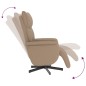 vidaXL Relaxsessel mit Fußteil Cappuccino-Braun Kunstleder vidaXL Relaxsessel mit Fußteil Cappuccino-Braun Kunstleder