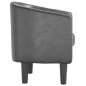 vidaXL Clubsessel Grau Kunstleder vidaXL Clubsessel Grau Kunstleder