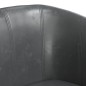 vidaXL Clubsessel Grau Kunstleder vidaXL Clubsessel Grau Kunstleder