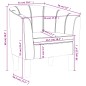 vidaXL Clubsessel Grau Kunstleder vidaXL Clubsessel Grau Kunstleder