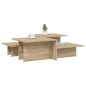 vidaXL Couchtische 2 Stk. Sonoma-Eiche Holzwerkstoff vidaXL Couchtische 2 Stk. Sonoma-Eiche Holzwerkstoff
