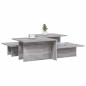vidaXL Couchtische 2 Stk. Grau Sonoma Holzwerkstoff vidaXL Couchtische 2 Stk. Grau Sonoma Holzwerkstoff