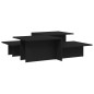 vidaXL Couchtische 2 Stk. Schwarz Holzwerkstoff vidaXL Couchtische 2 Stk. Schwarz Holzwerkstoff