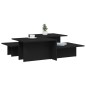 vidaXL Couchtische 2 Stk. Schwarz Holzwerkstoff vidaXL Couchtische 2 Stk. Schwarz Holzwerkstoff