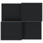 vidaXL Couchtische 2 Stk. Schwarz Holzwerkstoff vidaXL Couchtische 2 Stk. Schwarz Holzwerkstoff