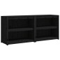 vidaXL Outdoor-Küchenschränke 2 Stk. Schwarz Massivholz Kiefer vidaXL Outdoor-Küchenschränke 2 Stk. Schwarz Massivholz Kiefer