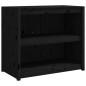 vidaXL Outdoor-Küchenschränke 2 Stk. Schwarz Massivholz Kiefer vidaXL Outdoor-Küchenschränke 2 Stk. Schwarz Massivholz Kiefer