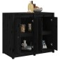 vidaXL Outdoor-Küchenschrank Schwarz Massivholz Kiefer vidaXL Outdoor-Küchenschrank Schwarz Massivholz Kiefer